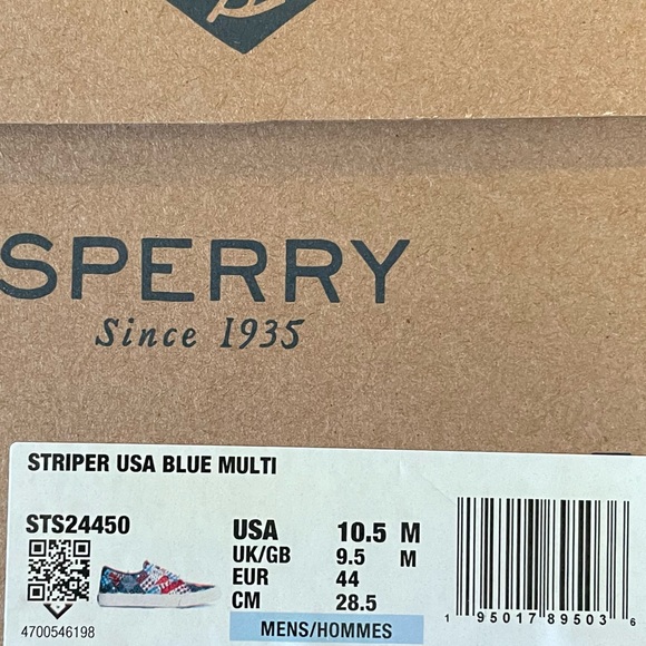 Sperry Striper USA Blue Multi